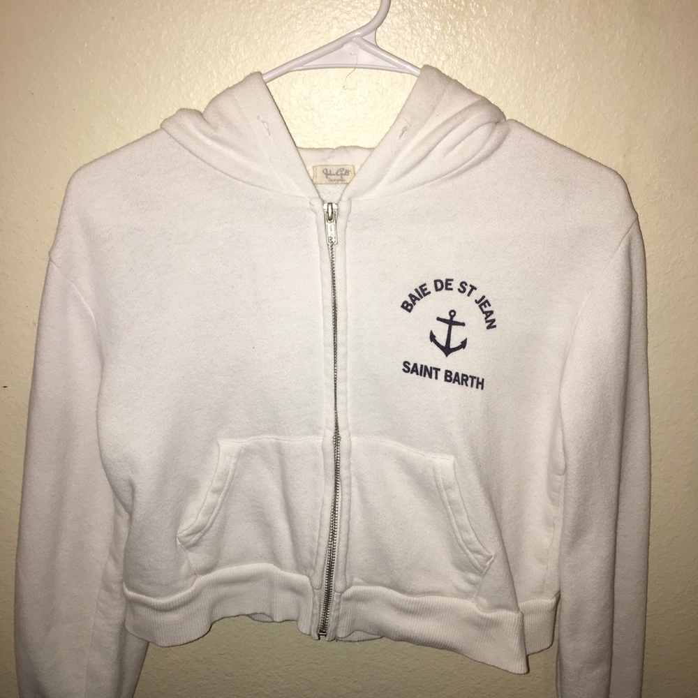 Brandy Melville cropped zip up jacket